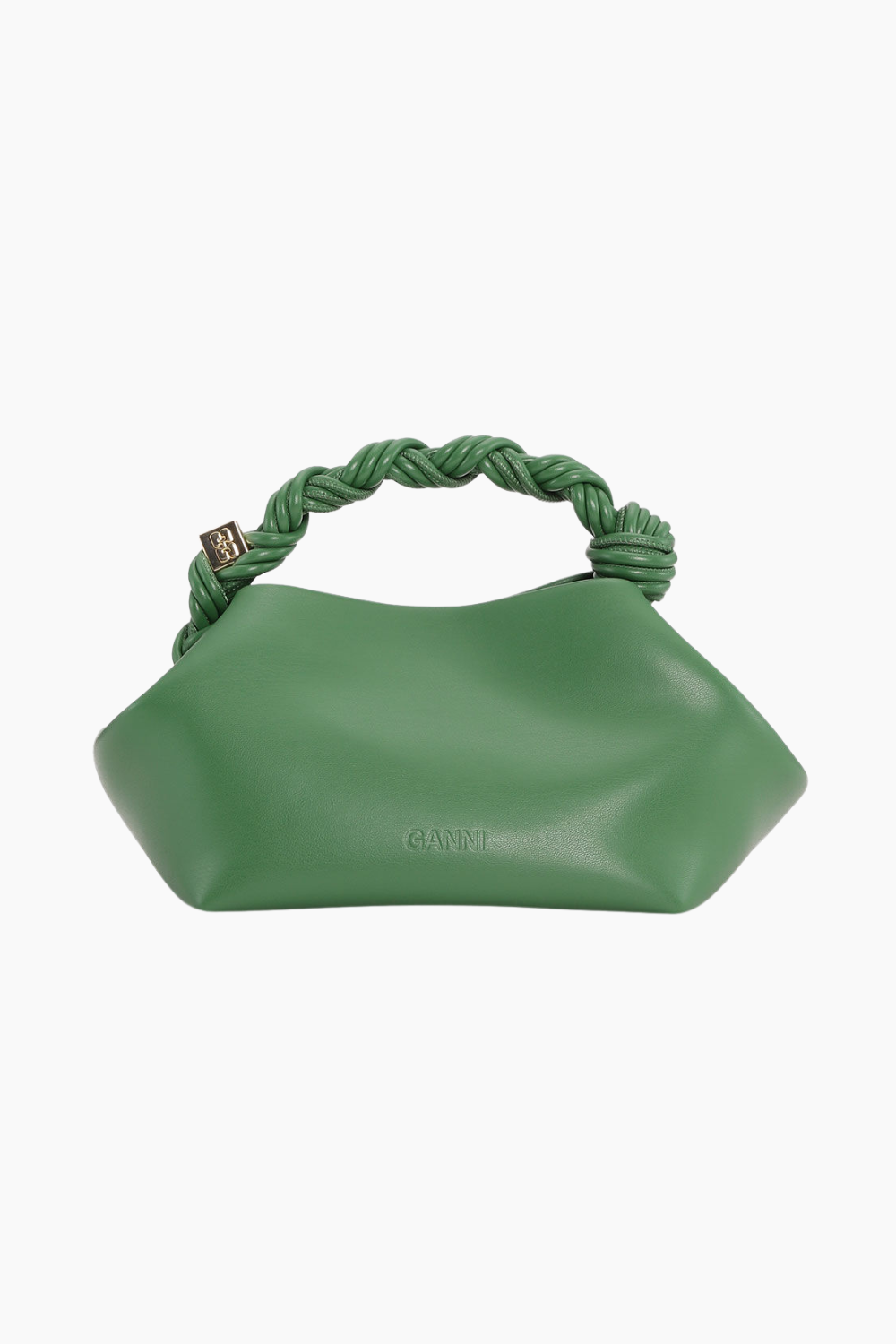 Ganni Bou Bag Small Patent Oleatex A6496 - Juniper - GANNI-1