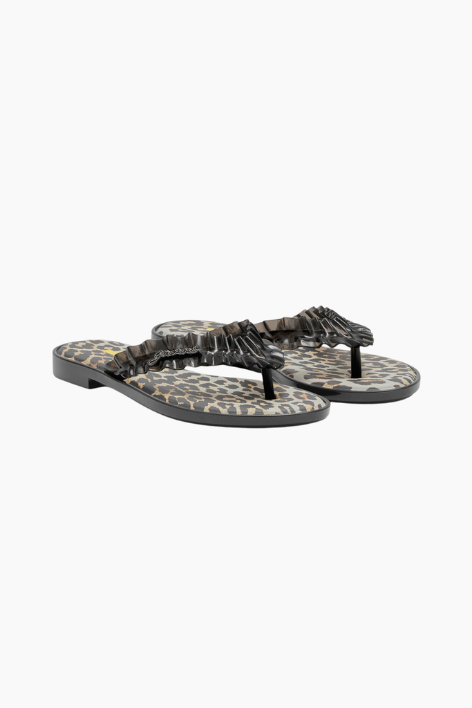 Ganni x Melissa Flip Flop D1020031 - Black 099 - GANNI