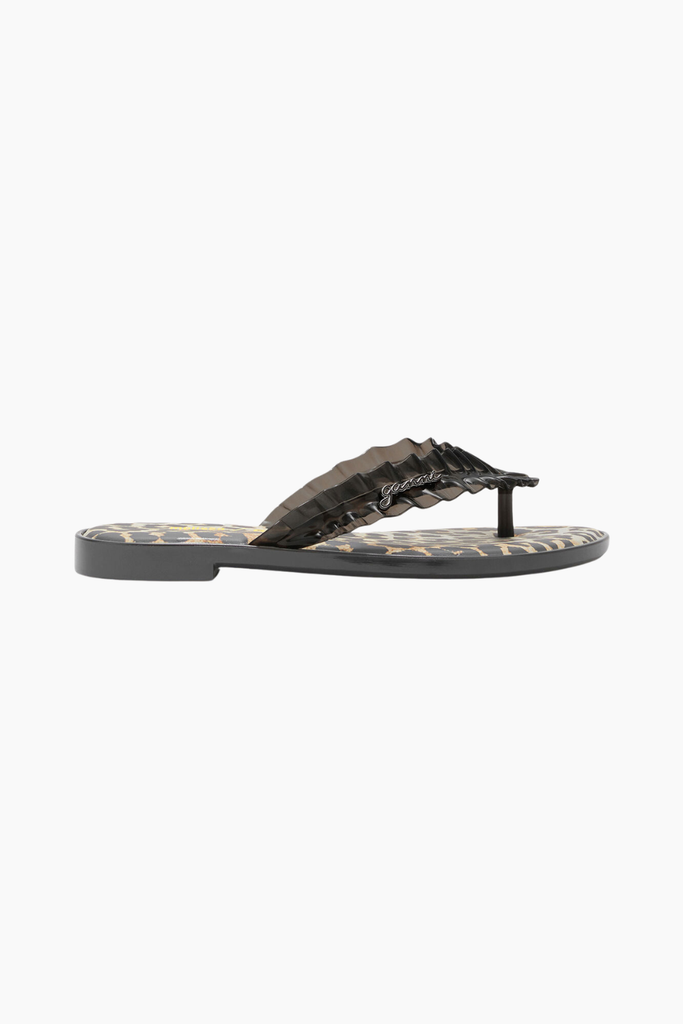 Ganni x Melissa Flip Flop D1020031 - Black 099 - GANNI