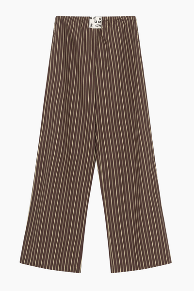 GigiRS Pant - Brown Stripe - Résumé
