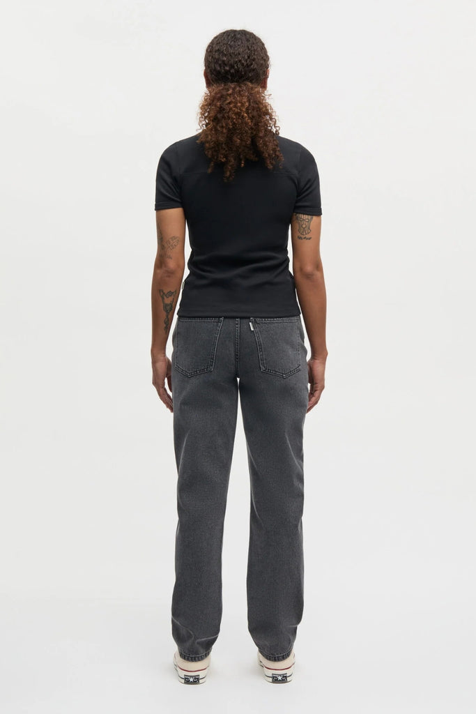 Grace Jersey June Tee - Black - Mads Nørgaard