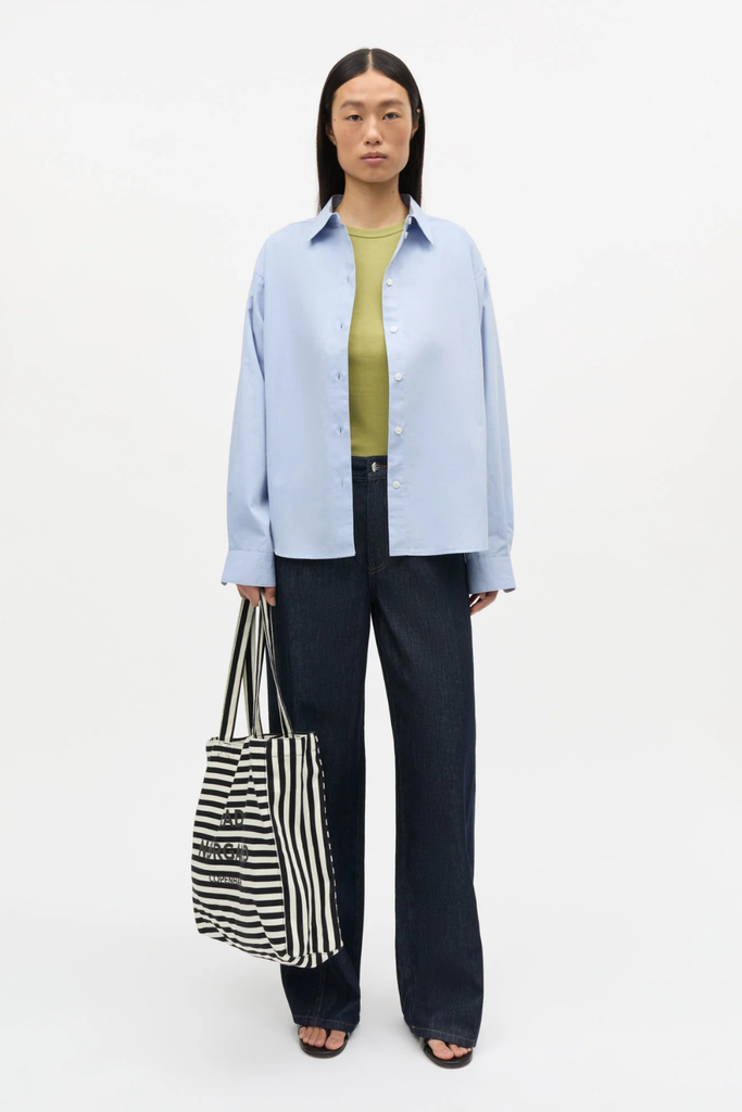 Grace Jersey June Tee - Green Olive - Mads Nørgaard