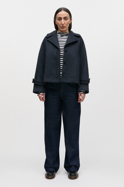 Hairy Wool Wilde Jacket - Parisian Night - Mads Nørgaard