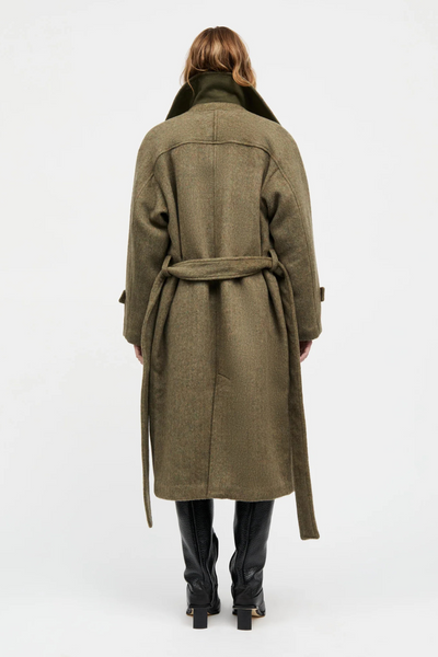 Hairy Wool Megan Coat - Four Leaf Clover - Mads Nørgaard-2