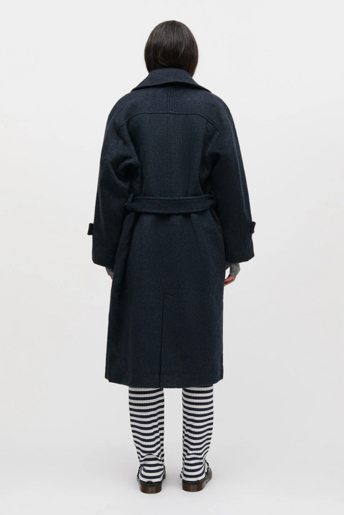 Hairy Wool Megan Coat - Parisian Night - Mads Nørgaard