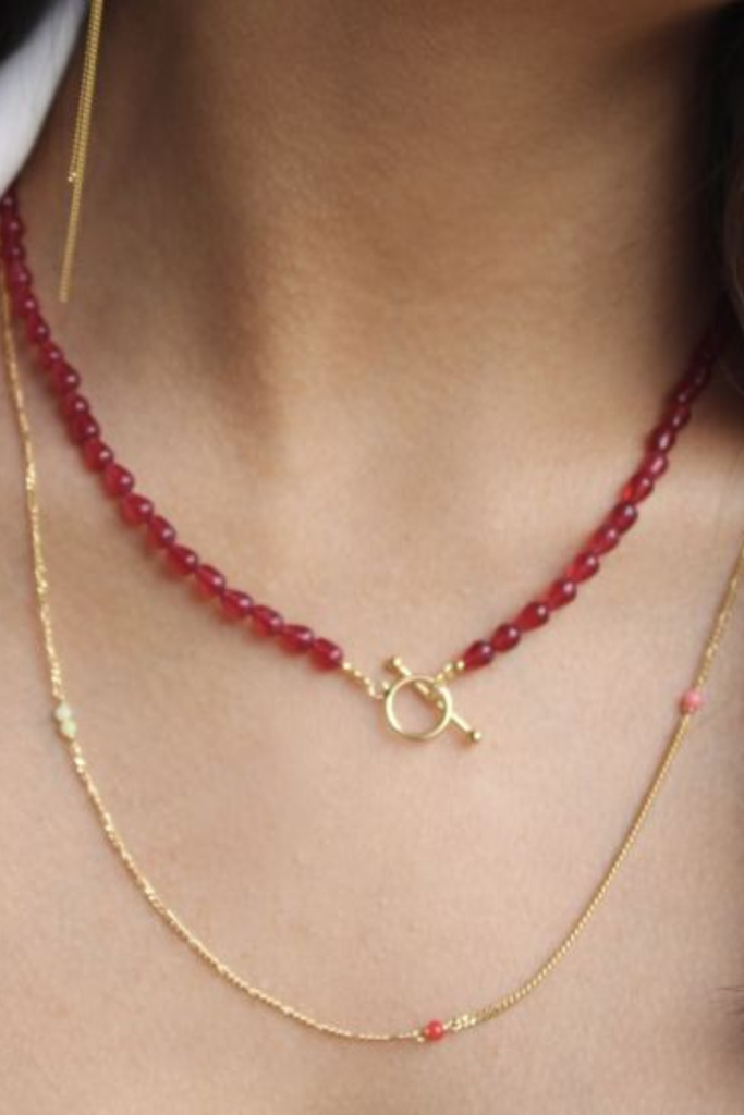Harlequin Necklace - Gold - Stine A