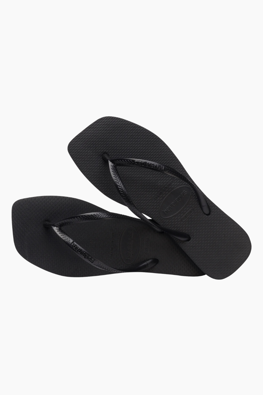 Havaianas Slim Square Flip Flops - Black - Havaianas-3