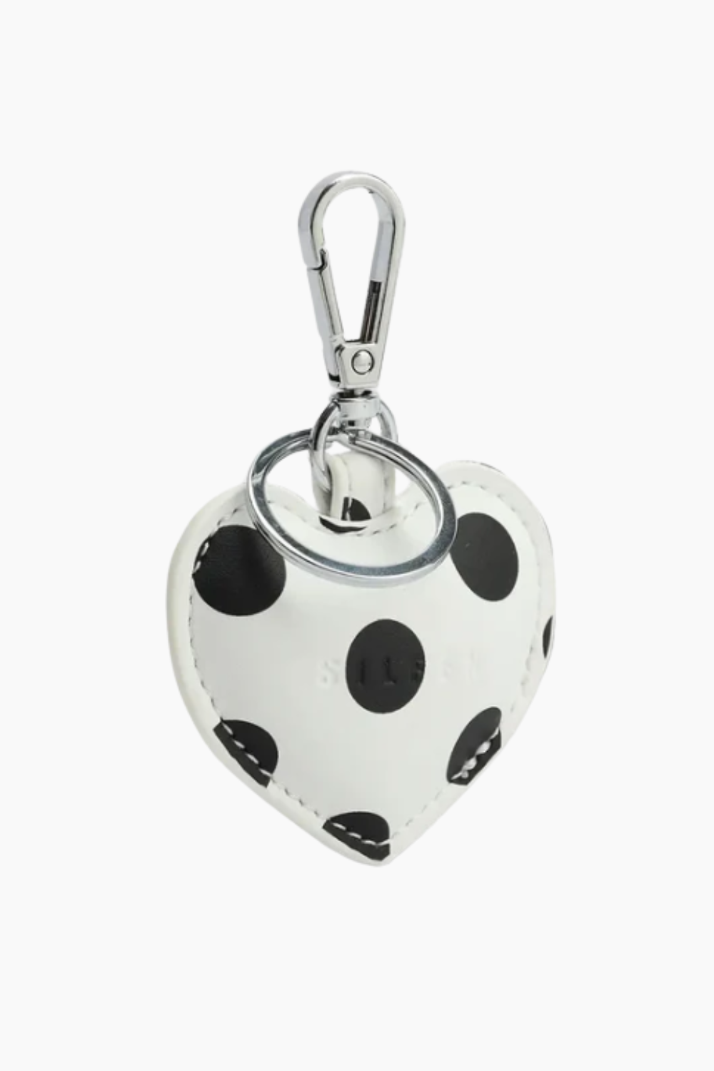 Heart Charm - Polka Dot - Silfen Studio