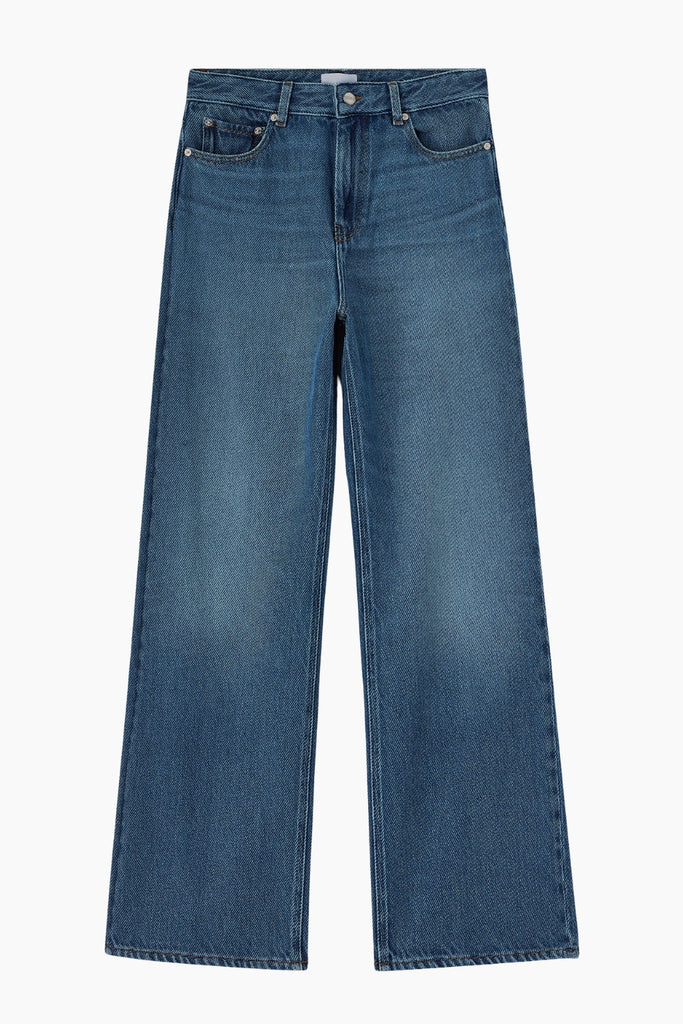 Heavy Denim Izey Jeans A1100044 - Dark Blue Vintage - GANNI