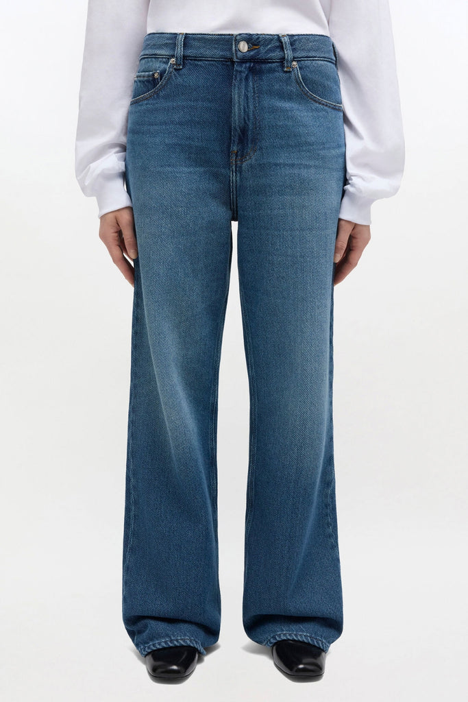 Heavy Denim Izey Jeans A1100044 - Dark Blue Vintage - GANNI