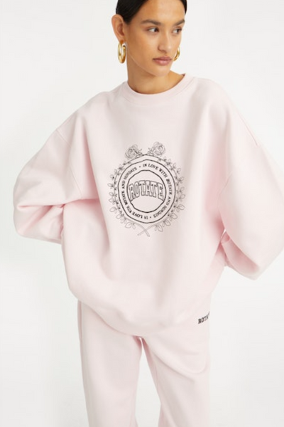 Heavy Sweat Crewneck - Ballerina - Rotate