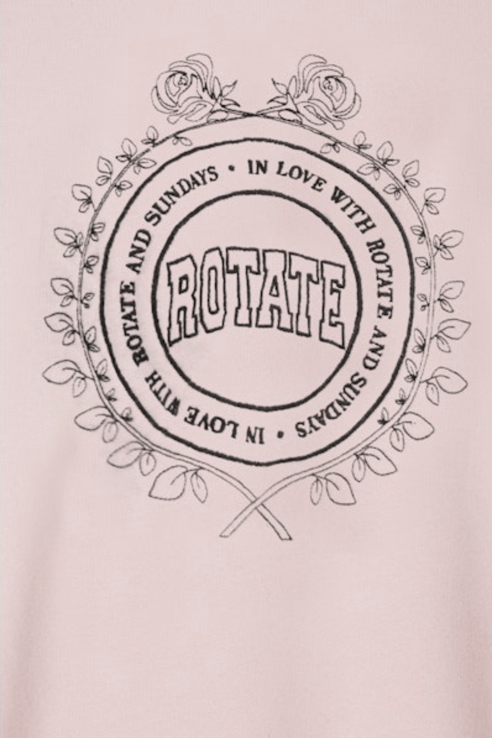 Heavy Sweat Crewneck - Ballerina - Rotate