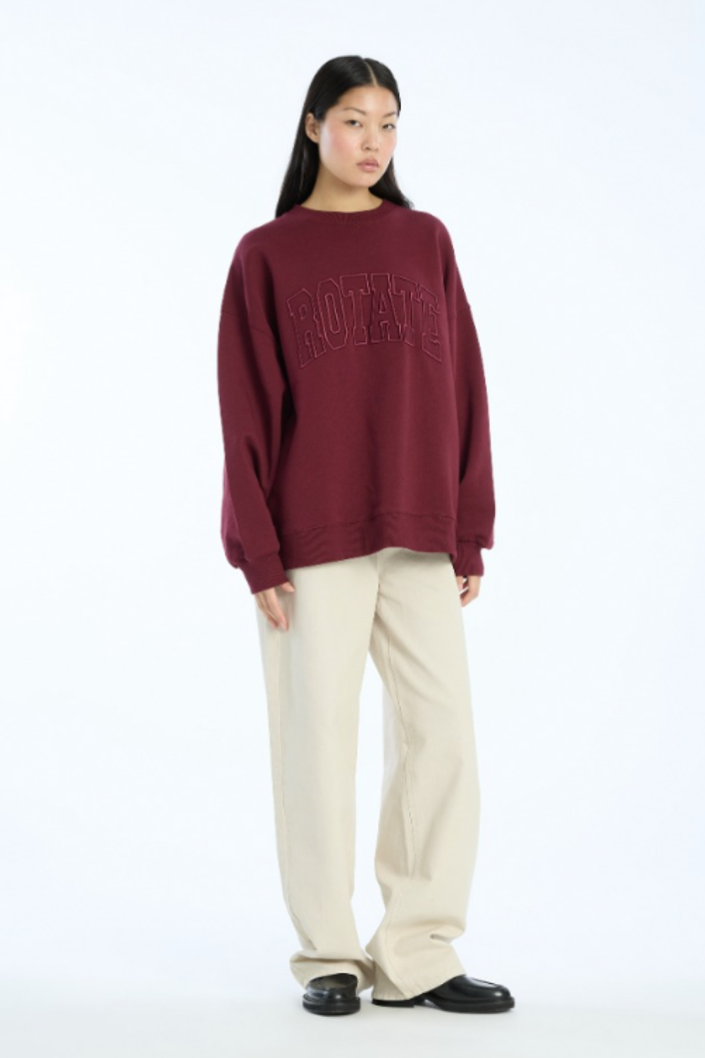 Heavy Sweat Crewneck - Zinfandel - Rotate