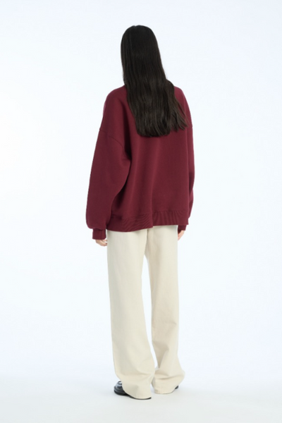 Heavy Sweat Crewneck - Zinfandel - Rotate