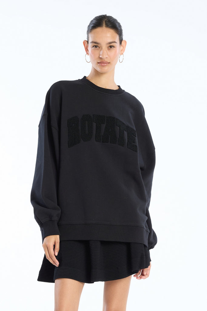 Heavy Sweat Crewneck 115316100 - Black - Rotate