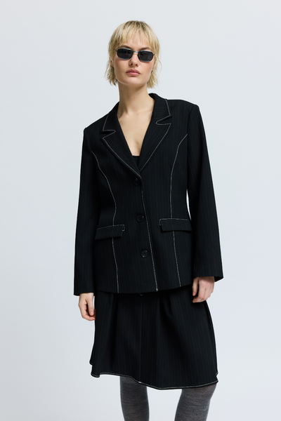 HedwigRS Blazer - Black - Résumé-1