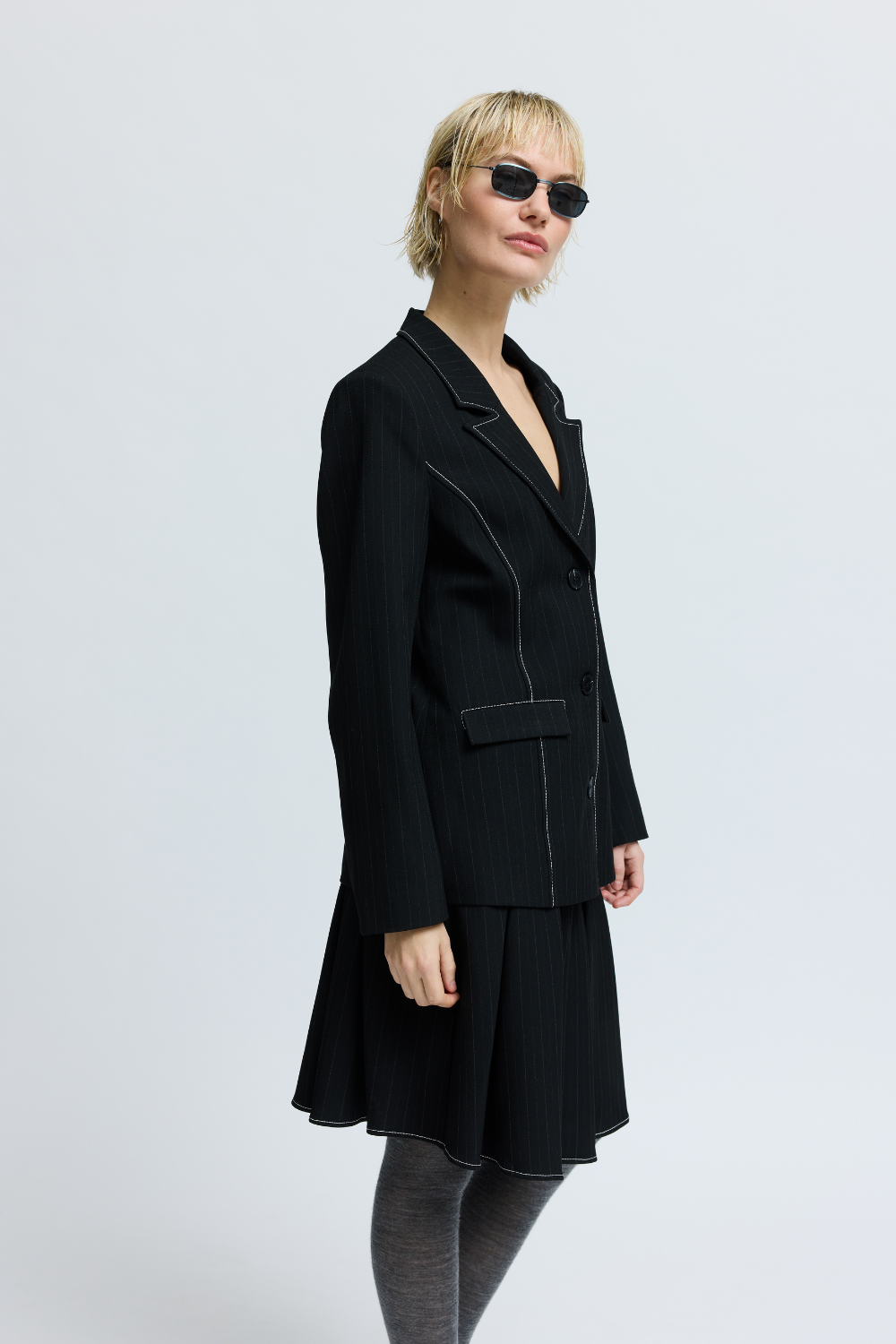 HedwigRS Blazer - Black - Résumé-3