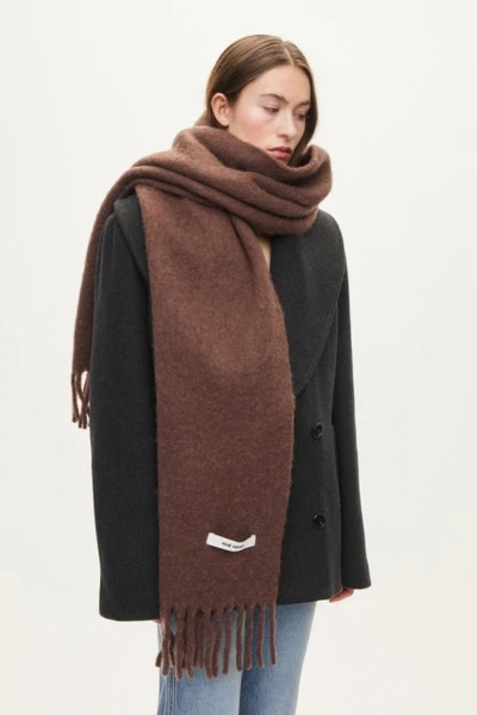 Hero Scarf - Brown - Oval Square