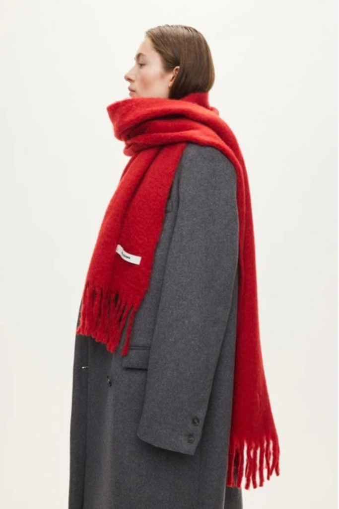 Hero Scarf - Red - Oval Square