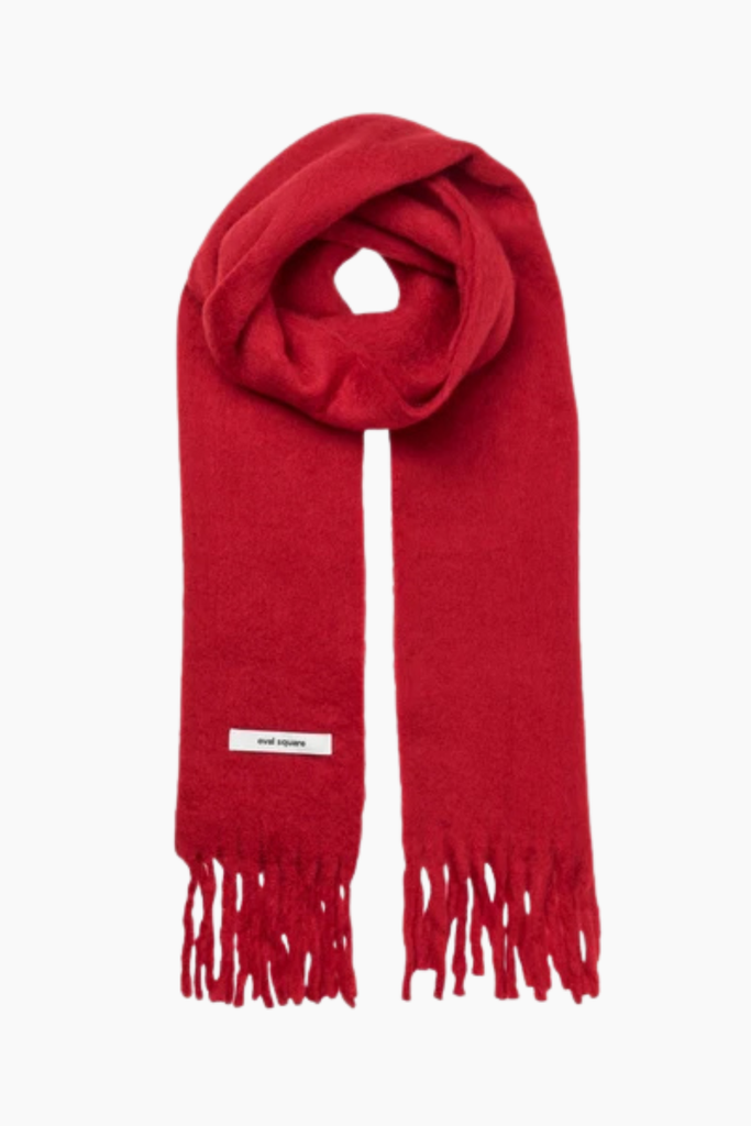Hero Scarf - Red - Oval Square