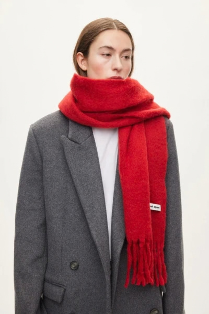 Hero Scarf - Red - Oval Square