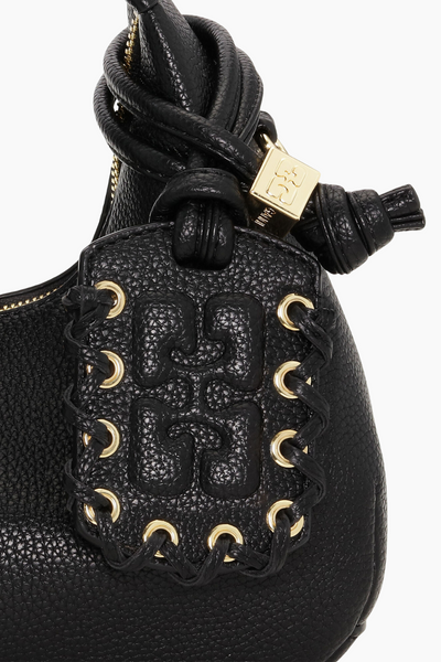 Hobo Mini Grained A6976 - Black - GANNI-2