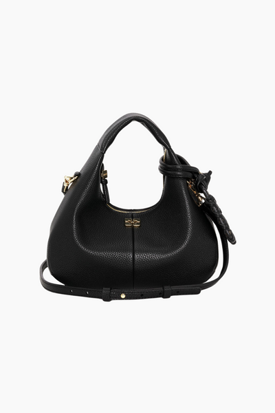 Hobo Mini Grained A6976 - Black - GANNI