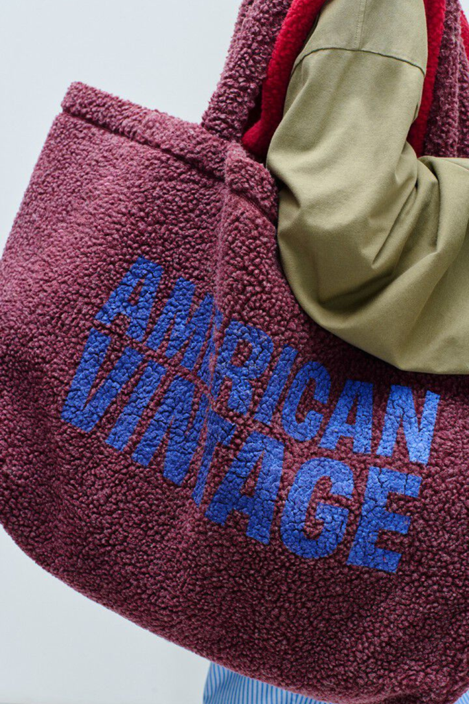 Hoktown Totebag - Burgundy Melange - American Vintage