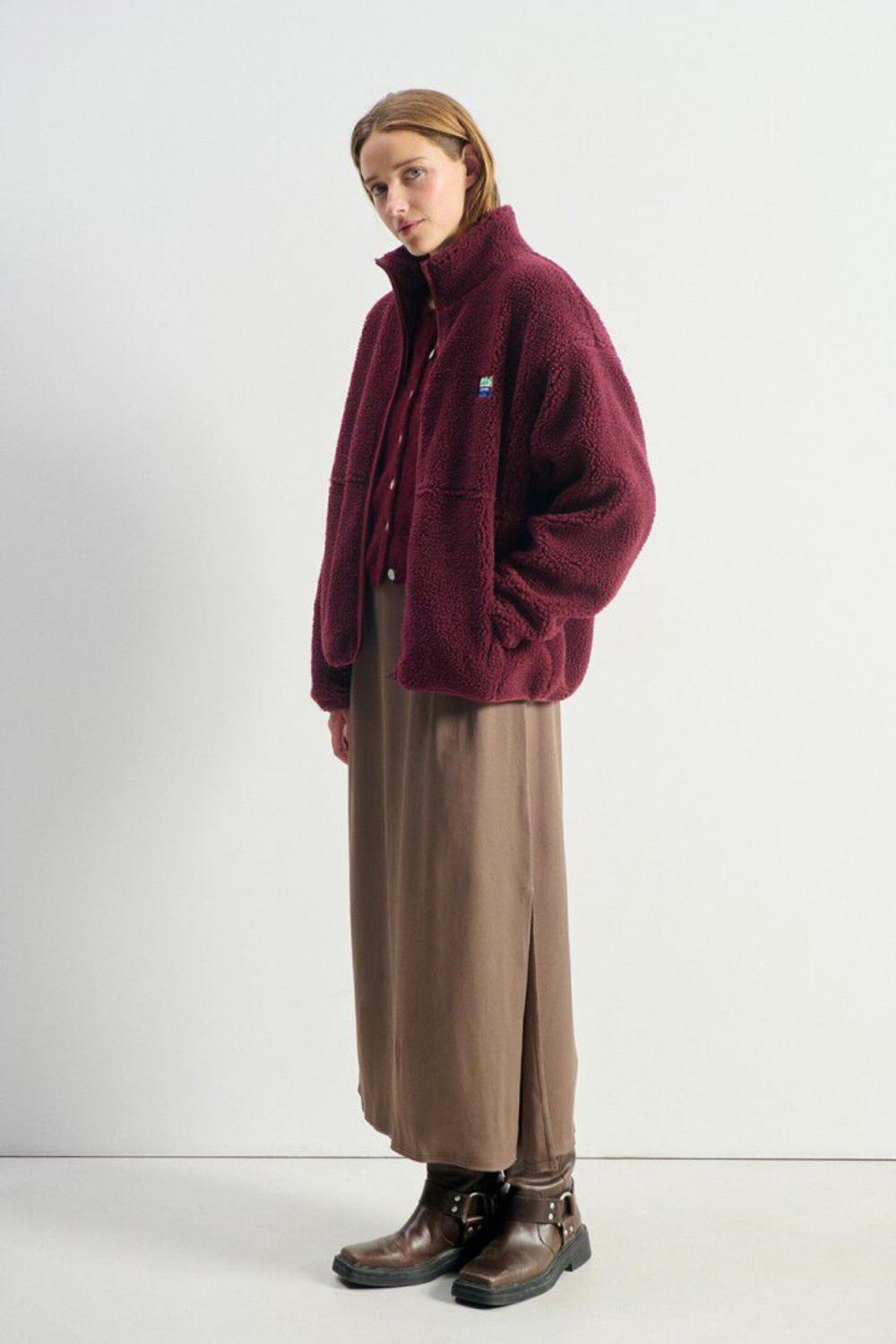 Hoktown Jacket - Burgundy Melange - American Vintage