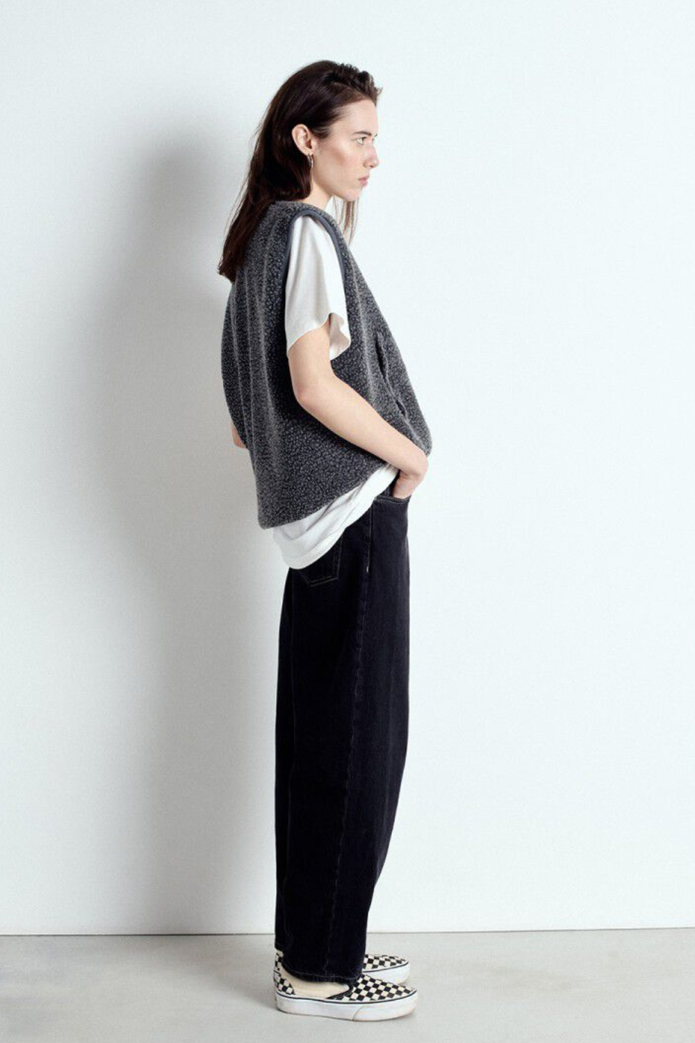 Hoktown Vest - Charcoal Melange - American Vintage
