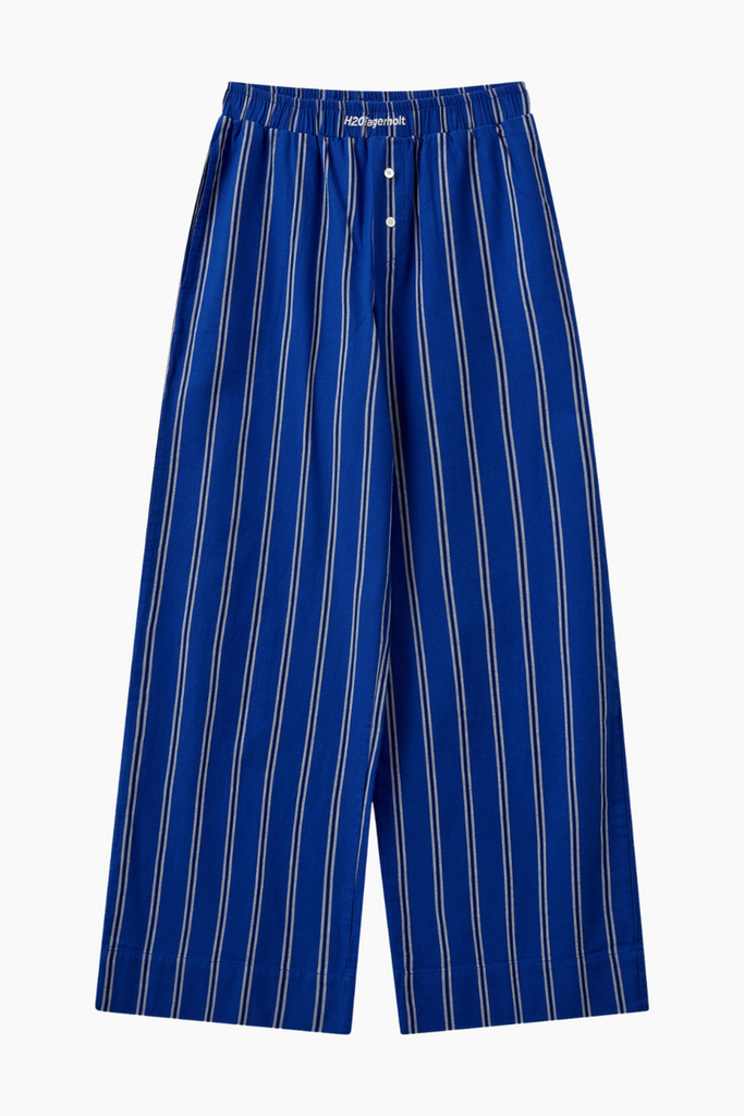 Holiday Pants - Black/Blue Stripe - H2O Fagerholt