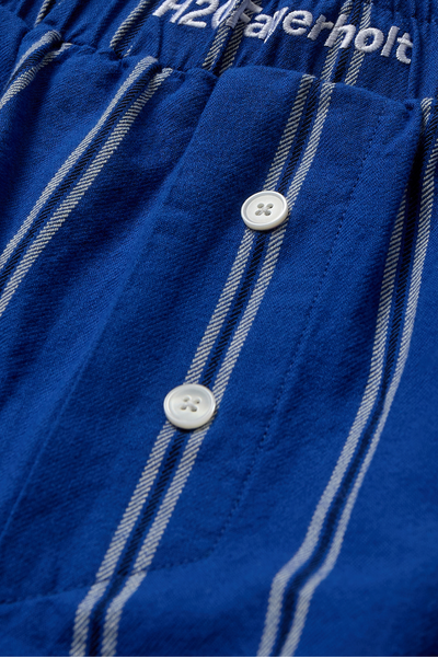 Holiday Pants - Black/Blue Stripe - H2O Fagerholt