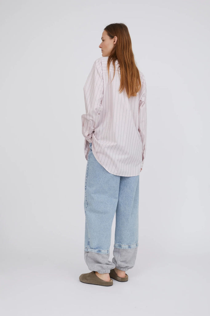 Holiday Shirt - Dusty Rose Stripe - H2O Fagerholt