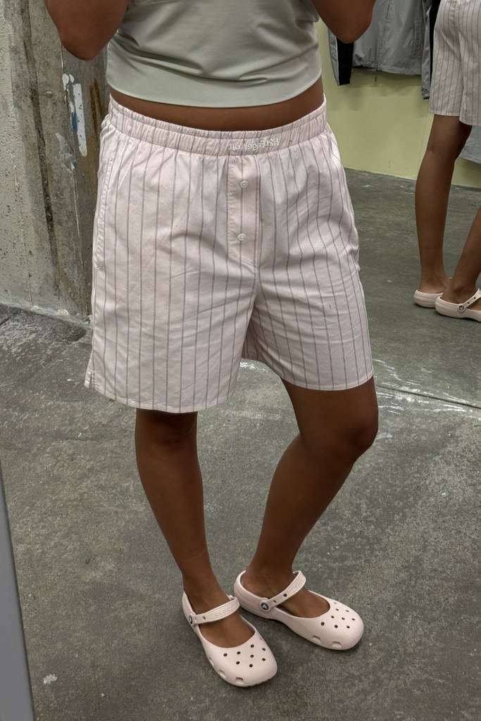 Holiday Shorts - Dusty Rose Stripe - H2O Fagerholt