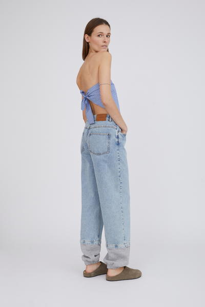 Holiday Wrap Top - Blue Stripe - H2O Fagerholt