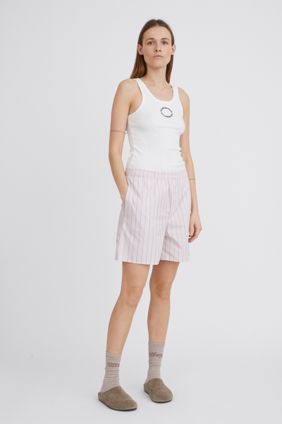 Holiday Shorts - Dusty Rose Stripe - H2O Fagerholt