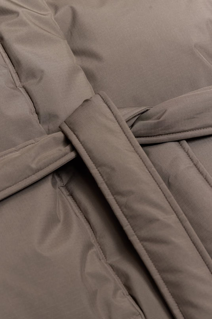 Steilia Ripstop Down Coat - Taupe - Holzweiler