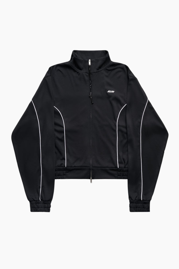 Hristo Tony Fit Track Top - Black/Black - ALIS