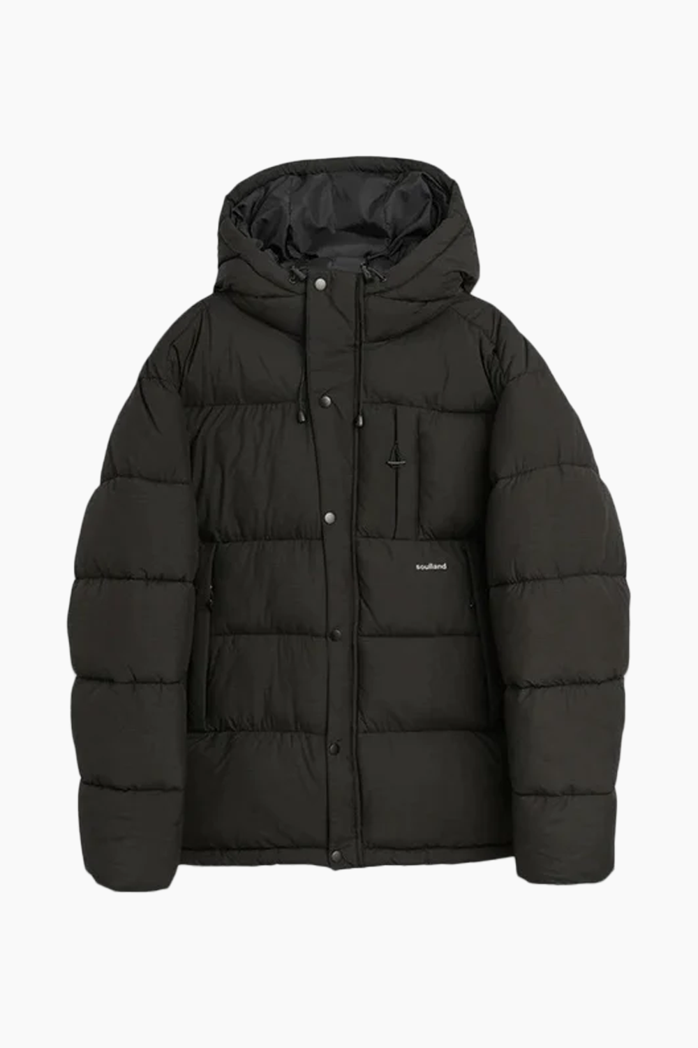 Ian Puffer Jacket - Black - Soulland