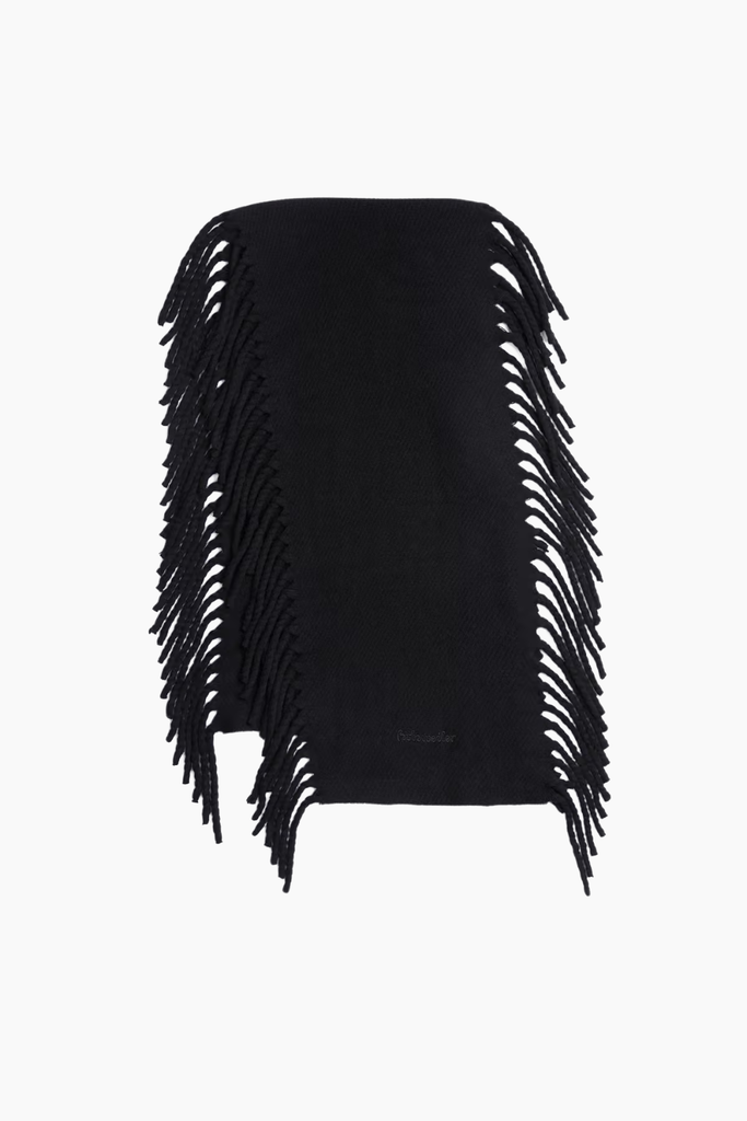 Idro Tassel Scarf - Black - Holzweiler