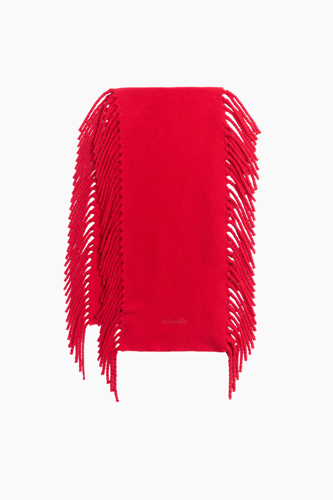 Idro Tassel Scarf - Red - Holzweiler