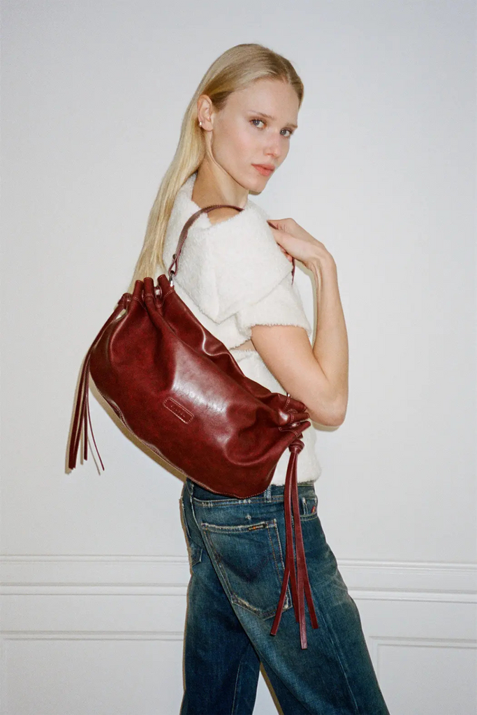 Iris Bag - Maroon - Silfen Studio
