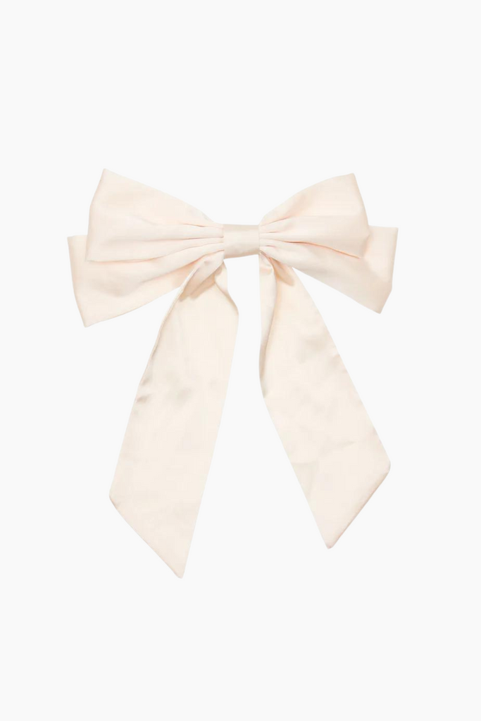 Isabella Bow Barette - Ivory - Pico