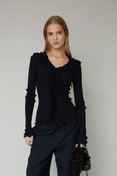 Jane Seamless Top - Black - OpéraSPORT