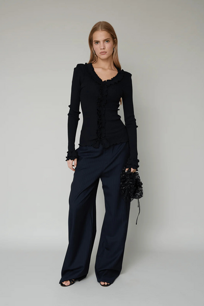 Jane Seamless Top - Black - OpéraSPORT