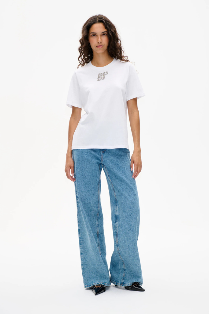 Jawo T-shirt - White Rhinestones - Baum und Pferdgarten