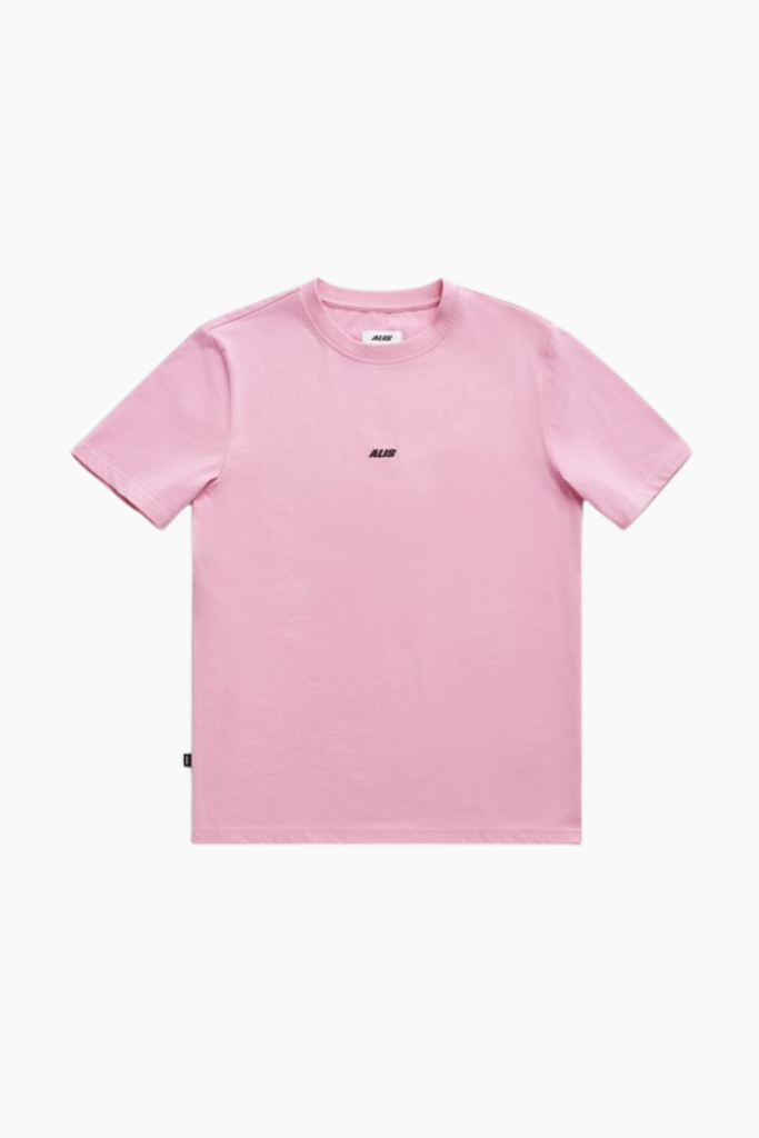 Jeron Essential T-shirt w/Logo - Solid Pink - ALIS