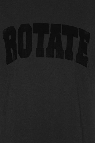 Jersey Oversized T-Shirt - Black - Rotate