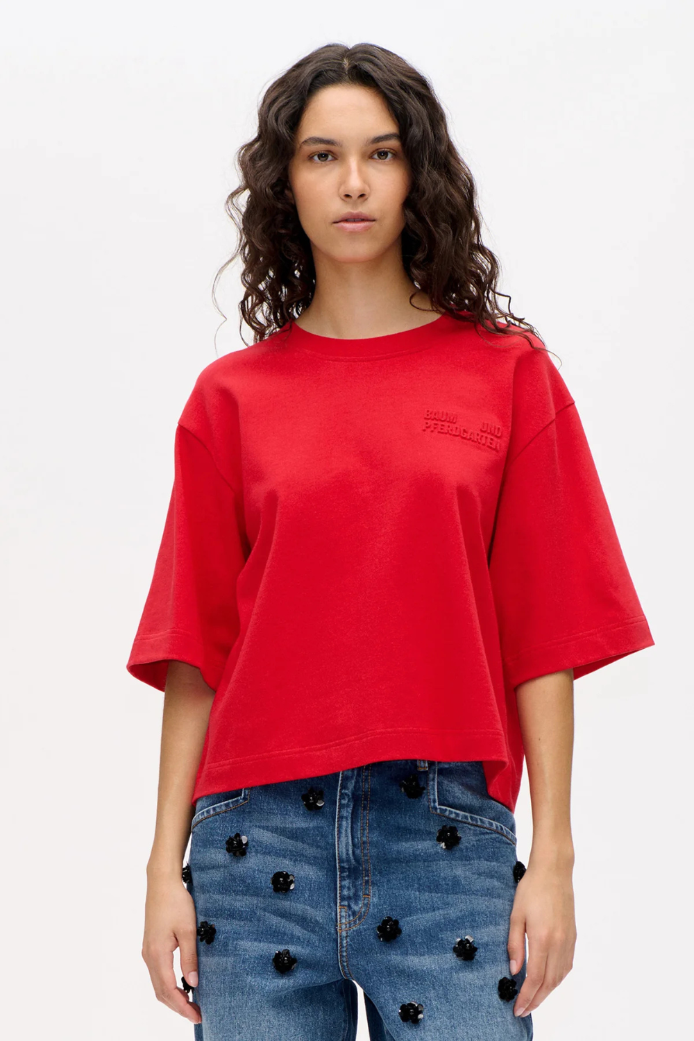 Jiana T-shirt - Crimson Red - Baum und Pferdgarten