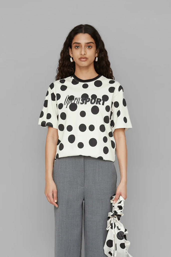 Jina Unisex T-shirt - Black Dots - OpéraSPORT